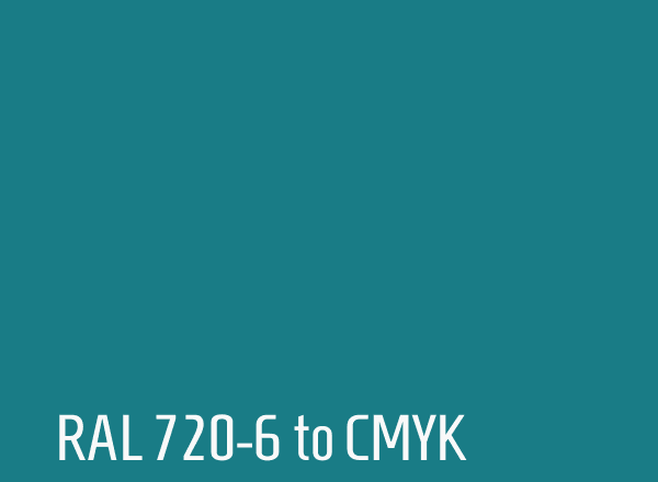 RAL 720-6 to CMYK