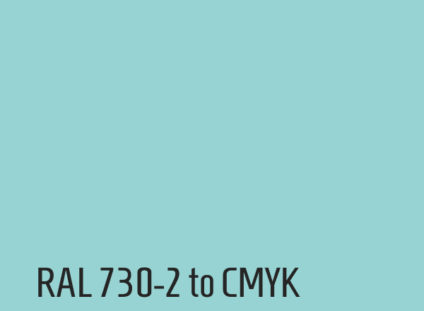 RAL 730-2 to CMYK