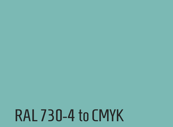 RAL 730-4 to CMYK