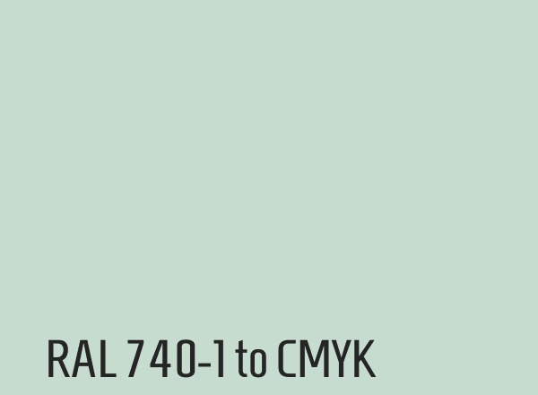 RAL 740-1 to CMYK