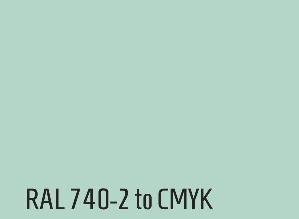 RAL 740-2 to CMYK