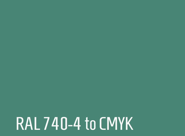 RAL 740-4 to CMYK