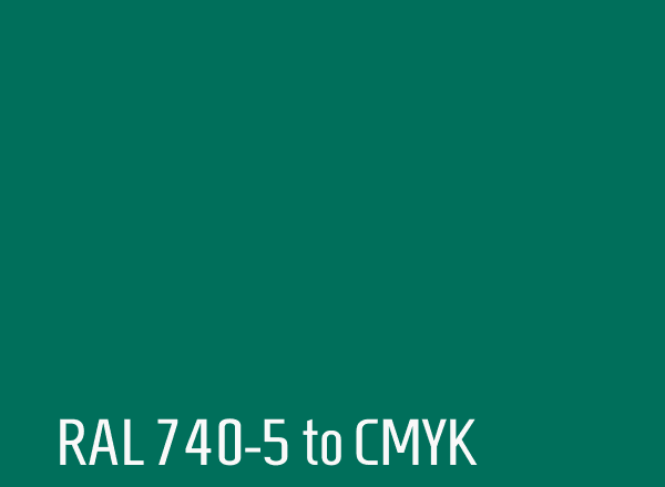 RAL 740-5 to CMYK