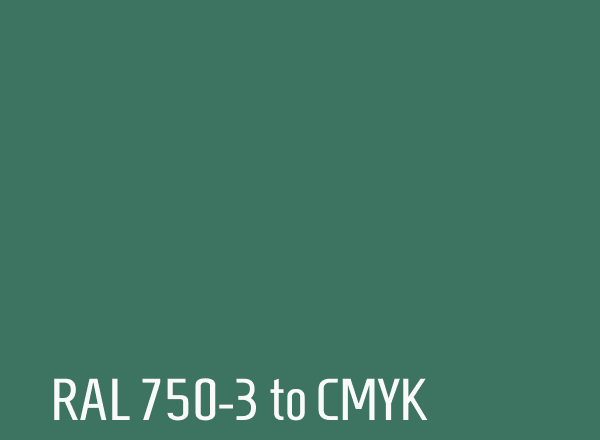 RAL 750-3 to CMYK