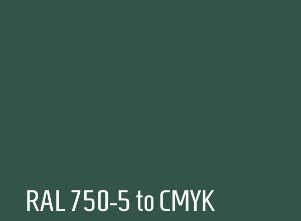 RAL 750-5 to CMYK
