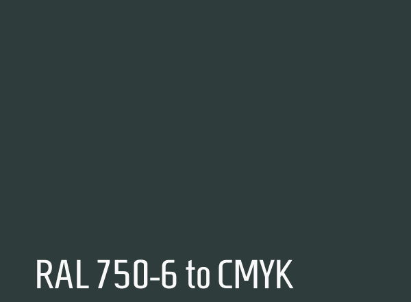RAL 750-6 to CMYK