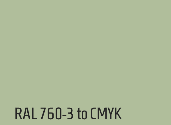 RAL 760-3 to CMYK