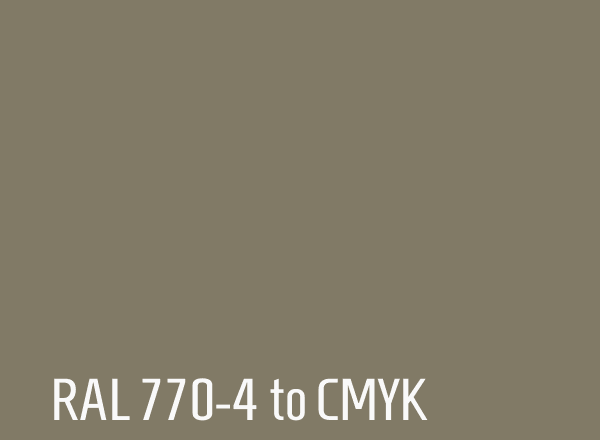 RAL 770-4 to CMYK