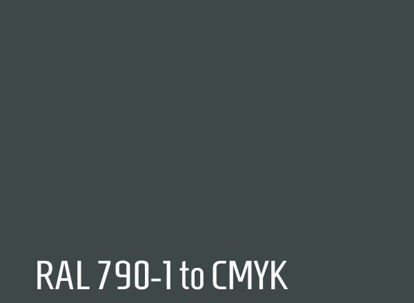 RAL 790-1 to CMYK