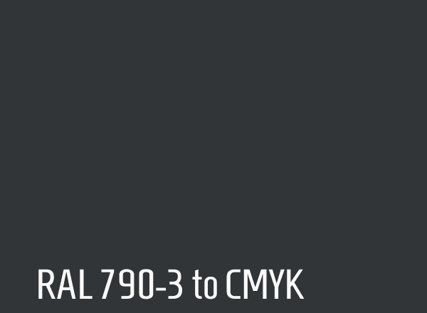 RAL 790-3 to CMYK