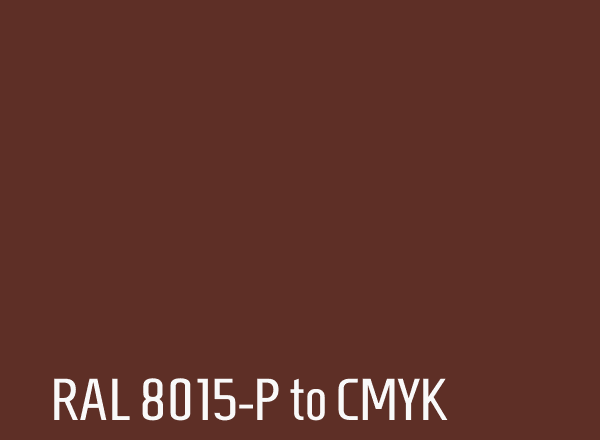 RAL 8015-P to CMYK