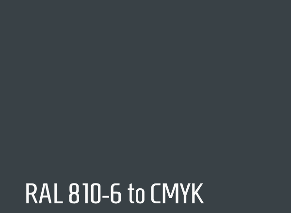 RAL 810-6 to CMYK