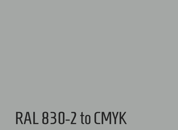 RAL 830-2 to CMYK