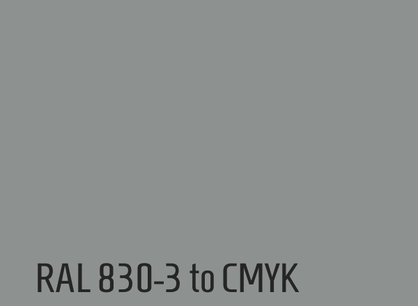 RAL 830-3 to CMYK