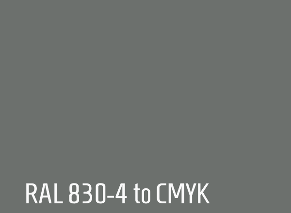 RAL 830-4 to CMYK