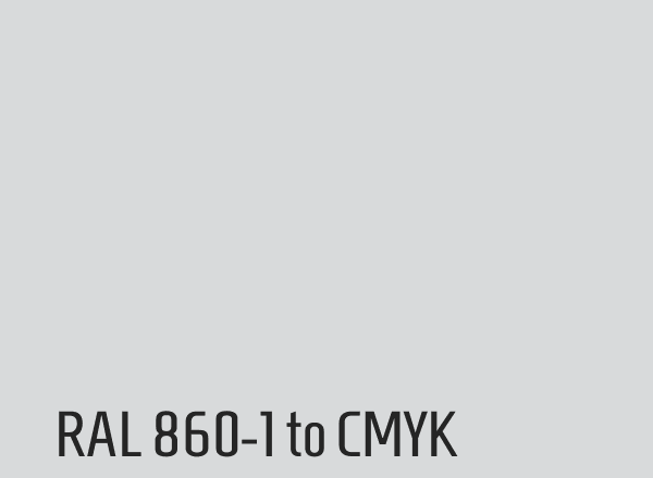 RAL 860-1 to CMYK