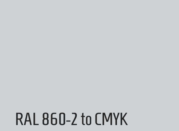 RAL 860-2 to CMYK