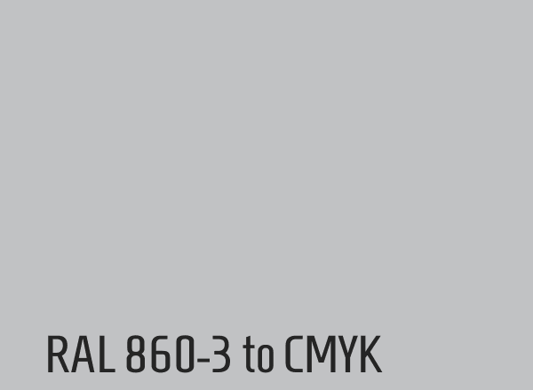 RAL 860-3 to CMYK