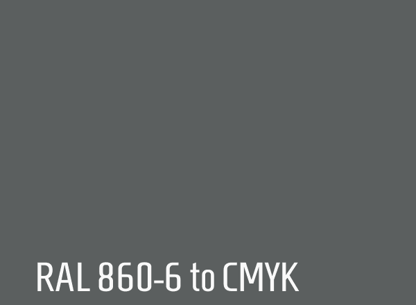 RAL 860-6 to CMYK