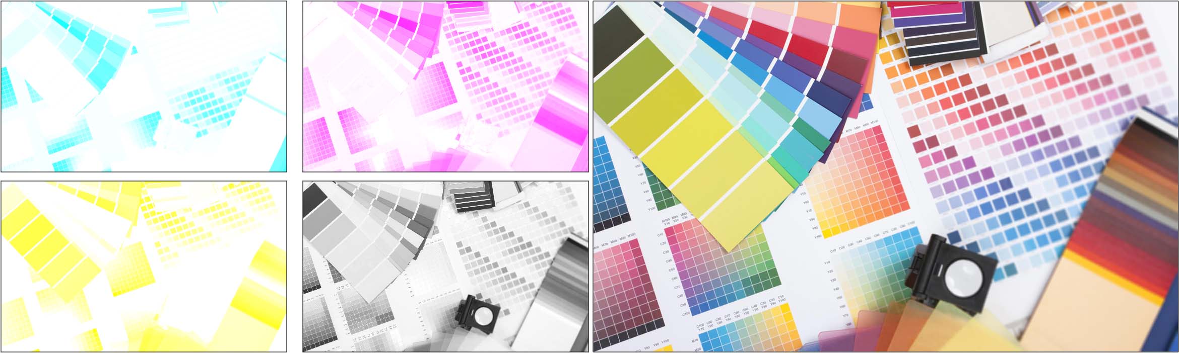 How does the CMYK process work